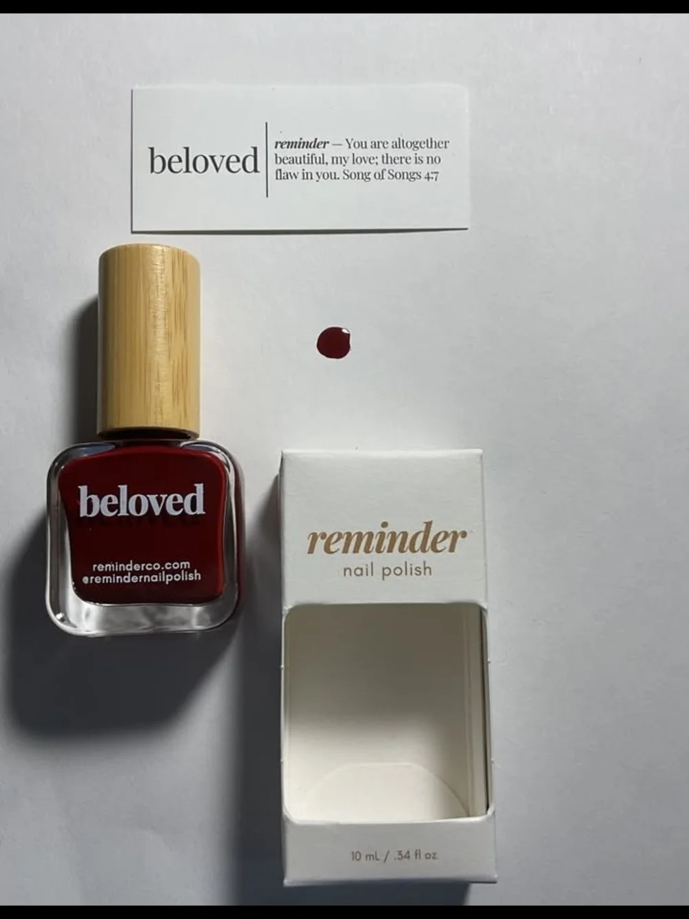 Reminder Nail Polish — Faith, Praise, Purpose (Brown, Red, Pink) NWT